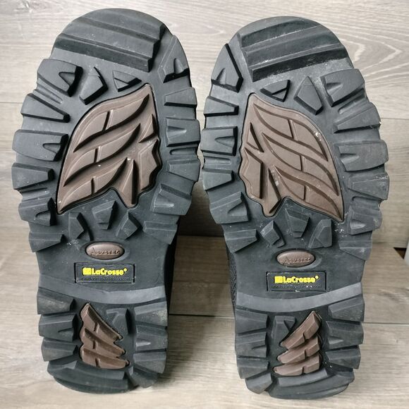 LaCrosse Boots Mens 11 Brown Leather Ice Snow King Winter Insulated Thinsulate - Picture 11 of 15